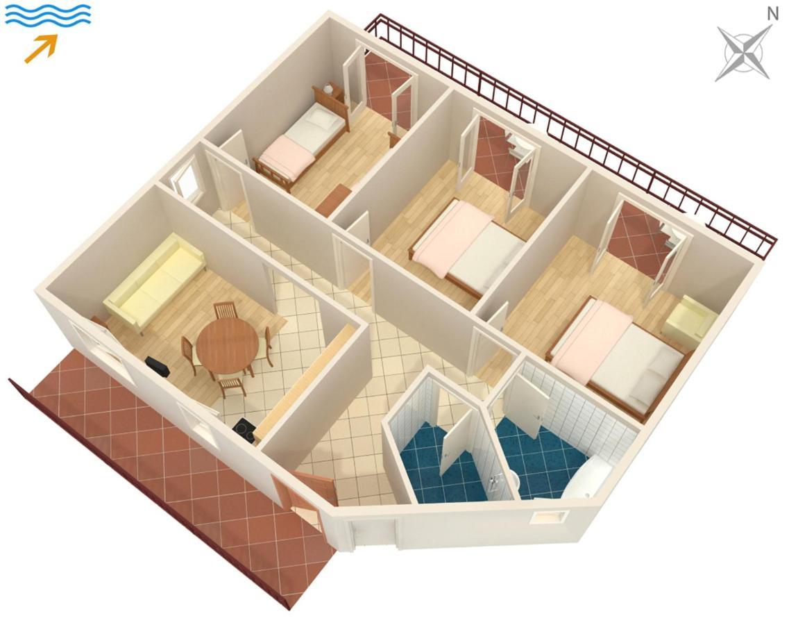 Apartments With A Parking Space Malinska Extérieur photo